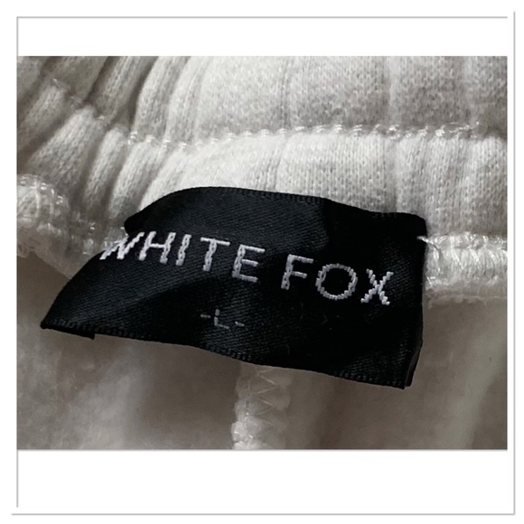 White Fox Boutique Offstage Lounge Shorts Gray Size Large - Picture 5 of 7